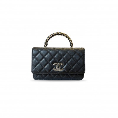 CHANEL PORTABLE FLAP BAG A96176 (19.5*17*5cm)